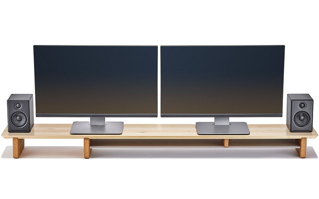 Desk Shelf (Hardwood / Maple / Extra Large)
