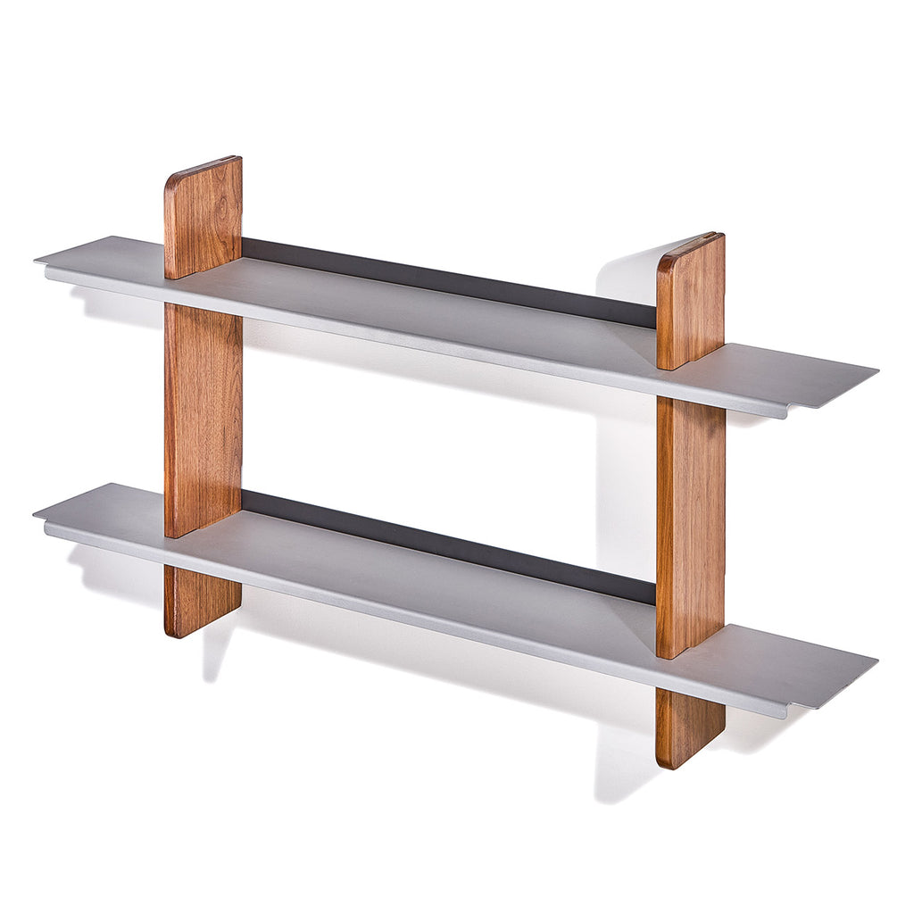 Wall Shelf (Walnut / Double / 44")