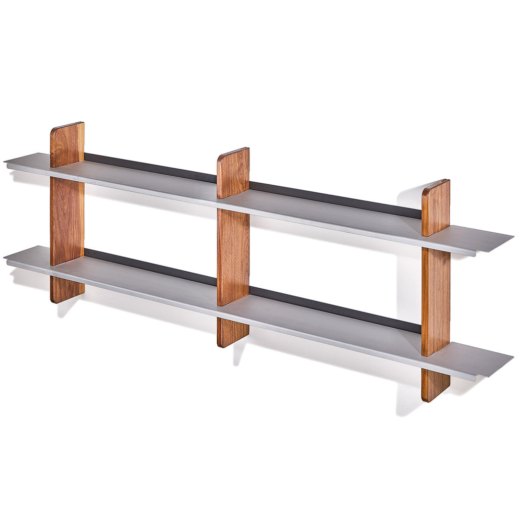 Wall Shelf (Walnut / Double / 72")
