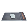 Mouse Pad (Leather / Walnut / Large Pen Tray)