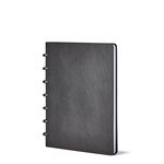 Notebook (Leather / Black / Medium / Ruled)