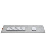 Desk Pad (Wool / Light Grey / Small)