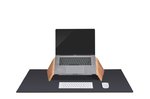 Home Office Bundle (Walnut Laptop Stand + Large Desk Pad)