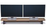 Desk Shelf (Hardwood / Walnut / Large)